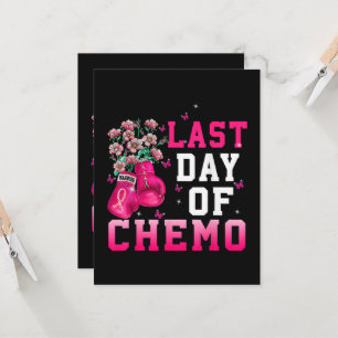 Borstkankerbewustzijn Laatste Dag van Chemo Krijge Kaart