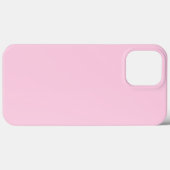 Borstkankerbewustzijn lichtroze effen kleur Case-Mate iPhone case (Achterkant (horizontaal))