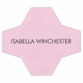 Borstkankerbewustzijn maand lichtroze op maat voetbal (Enkel)