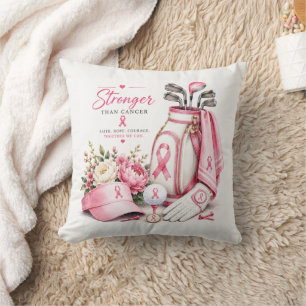 Borstkankerbewustzijn met Roze Lint Kussen