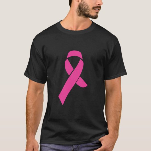 Borstkankerbewustzijn Roze lint I Draag Roze T-shirt (Voorkant)