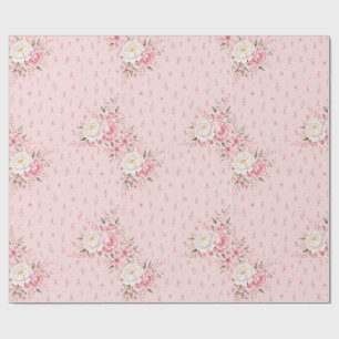 Borstkankerbewustzijn Roze Lint Inpakpapier