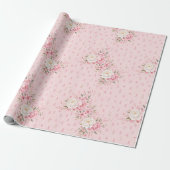 Borstkankerbewustzijn Roze Lint Inpakpapier (Uitgerold)