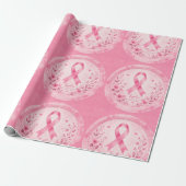 Borstkankerbewustzijn Roze Lint Inpakpapier (Uitgerold)