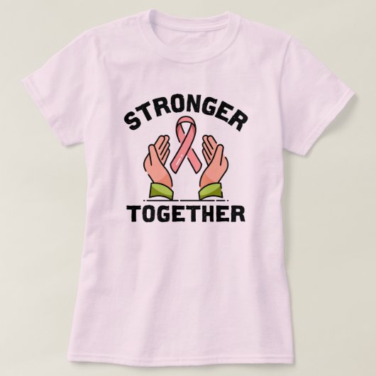 Borstkankerbewustzijn T-shirt (Design voorkant)