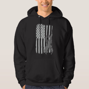 Borstkankerbewustzijn - Vintage Amerikaanse Vlag S Hoodie
