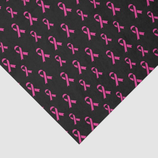 Borstkankerbewustzijnsdocument Tissuepapier (Detail)