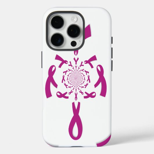 Borstkankerbewustzijnskunstprint Case-Mate iPhone Case (Achterkant)