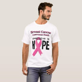 Borstkankerbewustzijnsmaand T-shirt (Voorkant volledig)