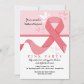 Borstkankerlint en vlinders kaart (Voorkant)