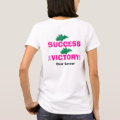 borstkankerlint, palmblad, palmblad, I ... T-shirt (Achterkant)