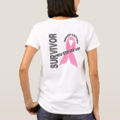 BORSTKANKEROVERLEVING 1 T-SHIRT (Achterkant)