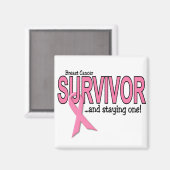 BORSTKANKEROVERLEVING en het blijven één Magneet (Voorkant / Achterkant)