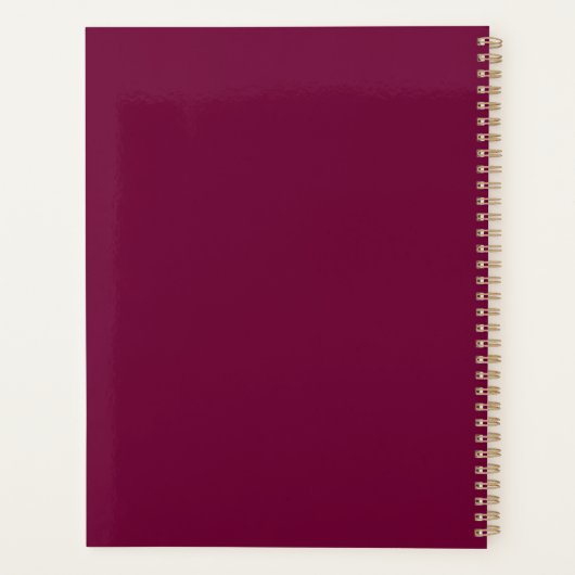 borstkankersteun hoop Planner Book Calendar (Achterkant)