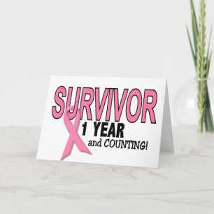 BORSTKANKERSURVIVOR 1 jaar & tellen Kaart