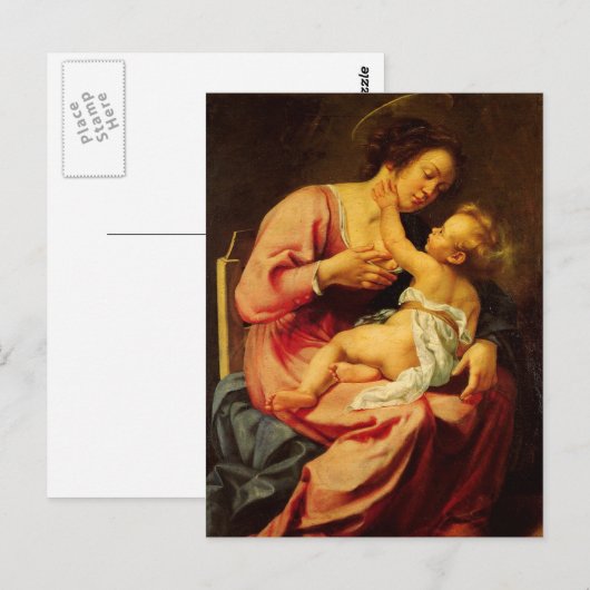 borstkas briefkaart (Voorkant / Achterkant)