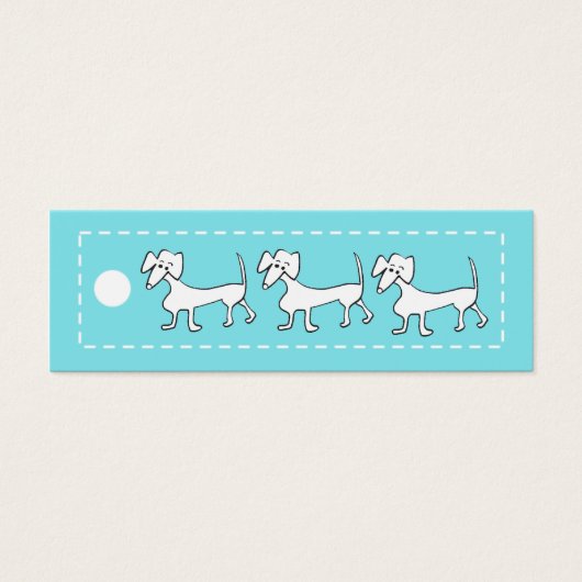 BORSTKAS CADEAU LABELS MINI VISITEKAARTJES (Voorkant)