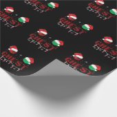 Borstmoeren Kerstmis bijpassende Kerstmis Koppels Cadeaupapier (Hoek)