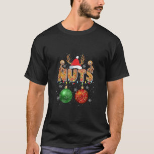 Borstnoten bijpassende familie kastanjes paar gemb t-shirt