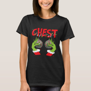 Borstnoten bijpassende kastanjes kerstpaar t-shirt