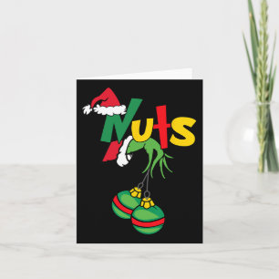 Borstnoten bijpassende kastanjes leuk kerst paar kaart