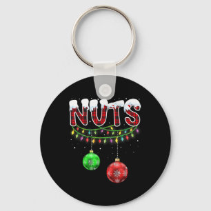 Borstnoten bijpassende kastanjes leuk kerst paar sleutelhanger
