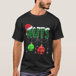 Borstnoten bijpassende kastanjes leuk kerst paar t-shirt
