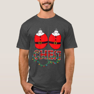 Borstnoten Kerst Matching Kerst Kastanjes T-shirt