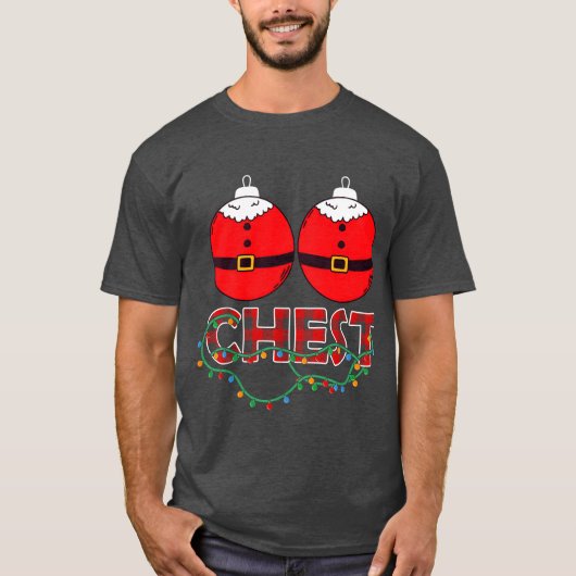 Borstnoten Kerst Matching Kerst Kastanjes T-shirt (Voorkant)