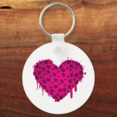 borstomp hart sleutelhanger (Voorkant)