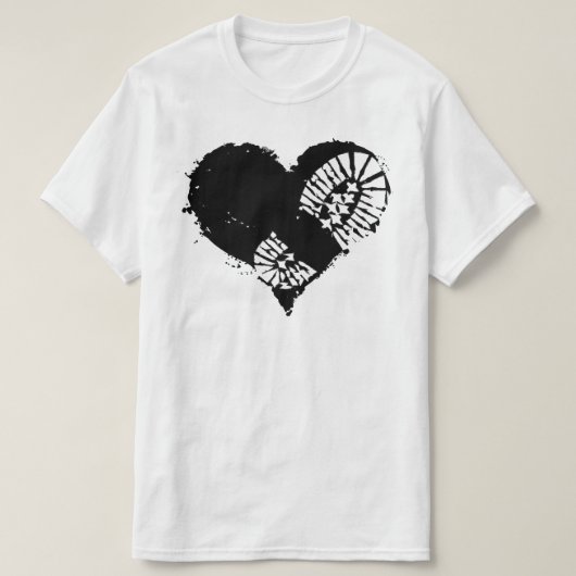 borstomp hart t-shirt (Design voorkant)