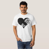 borstomp hart t-shirt (Voorkant volledig)