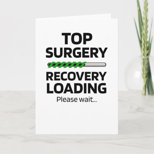 Borstoperatie Transgender Borstverwijdering Cadeau Kaart (Voorkant)