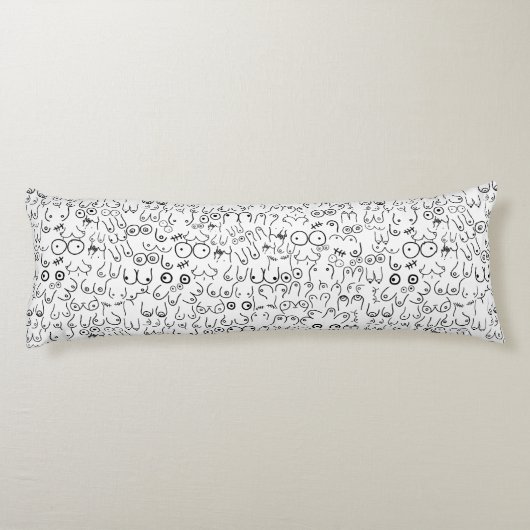 borstpatroon lichaamskussen (Achterkant)