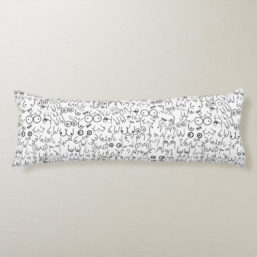 borstpatroon lichaamskussen (Voorkant)