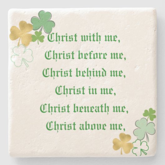 Borstplaat van St. Patrick Onderzetter (Voorkant)