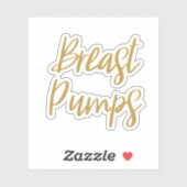 Borstpompen Opslag Sticker (Vel)