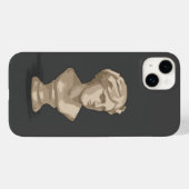 Borststuk kunstwerk iPhone hoes (Achterkant (horizontaal))