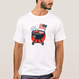 borststuk ribben & vrijheid t-shirt