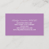 Borstvoeding Adviseur borstvoeding Deskundige Paar Visitekaartje (Achterkant)