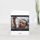 Borstvoeding Bedankt Kaart (Achterkant)