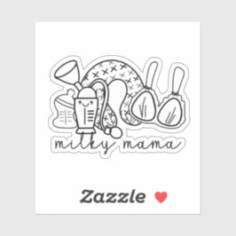 Borstvoeding Bewustheid Milky Mama Sticker