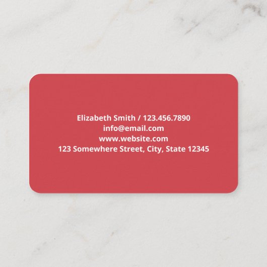 Borstvoeding Borstvoeding Visitekaartje (Achterkant)