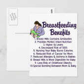 Borstvoeding Briefkaart (Voorkant / Achterkant)