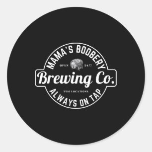 Borstvoeding Brouwerij Mama's Ery Nieuwe Moeder Br Ronde Sticker