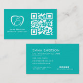Borstvoeding Consulta Professional QR Code Logo Visitekaartje (Voorkant / Achterkant)