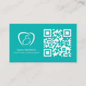 Borstvoeding Consulta Professional QR Code Logo Visitekaartje (Voorkant)