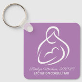 Borstvoeding Consultant Aangepast borstvoeding Paa Sleutelhanger (Voorkant)