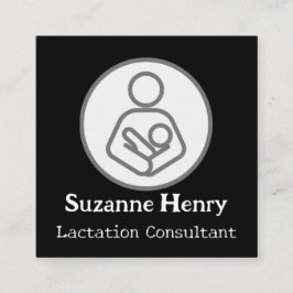 Borstvoeding Consultant: borstvoeding Baby Vierkante Visitekaartje