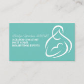 Borstvoeding Consultant borstvoeding Blauwgroen Do Visitekaartje (Voorkant)